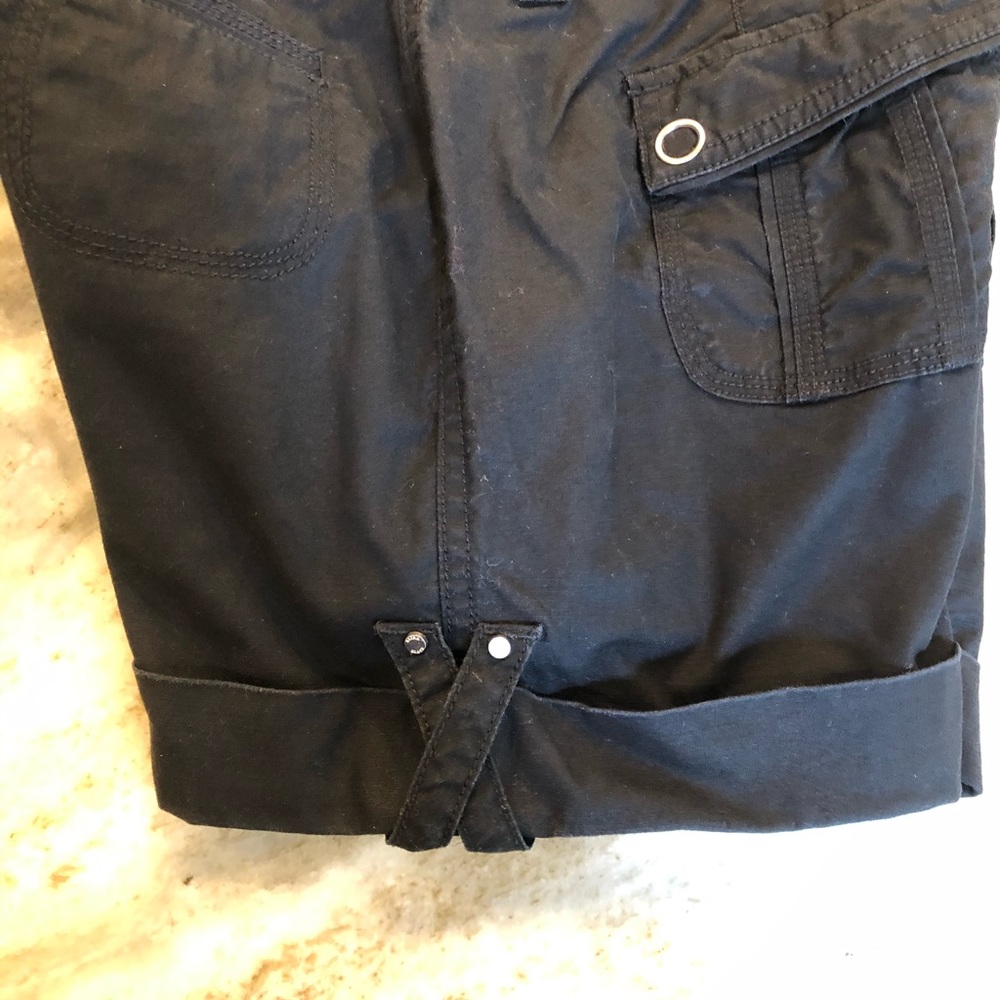 White House Black Market Black Cotton Shorts - Picture 7 of 7